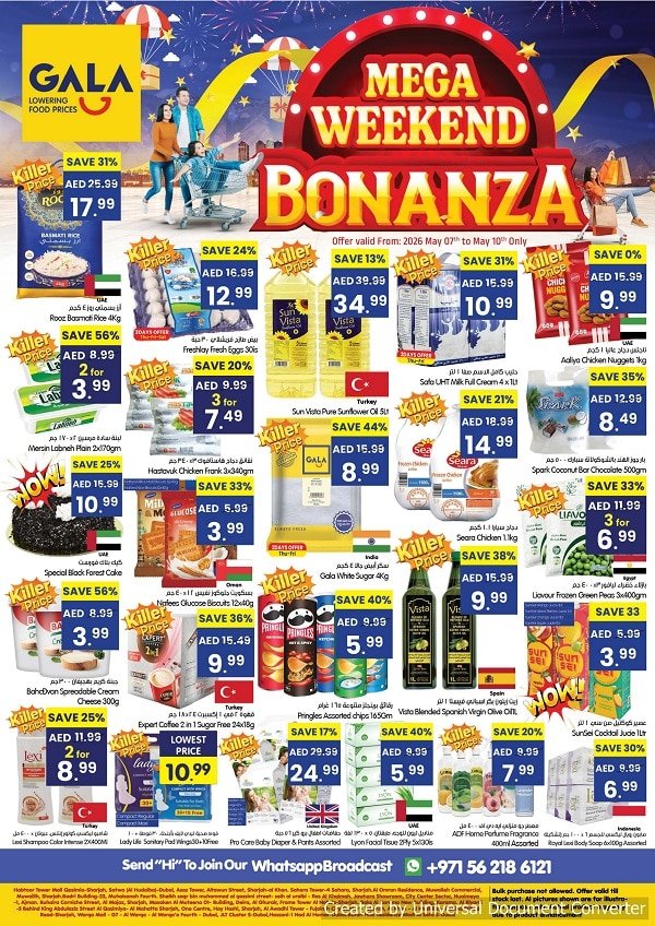 Gala Supermarket Mega Weekend Bonanza
