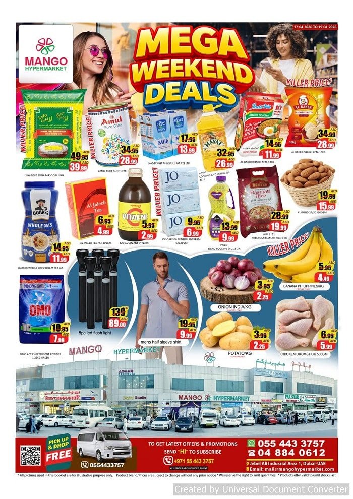 Mango Hypermarket Mega Weekend deals