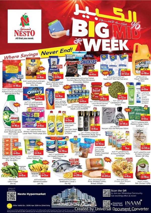 Nesto Big Midweek Offers