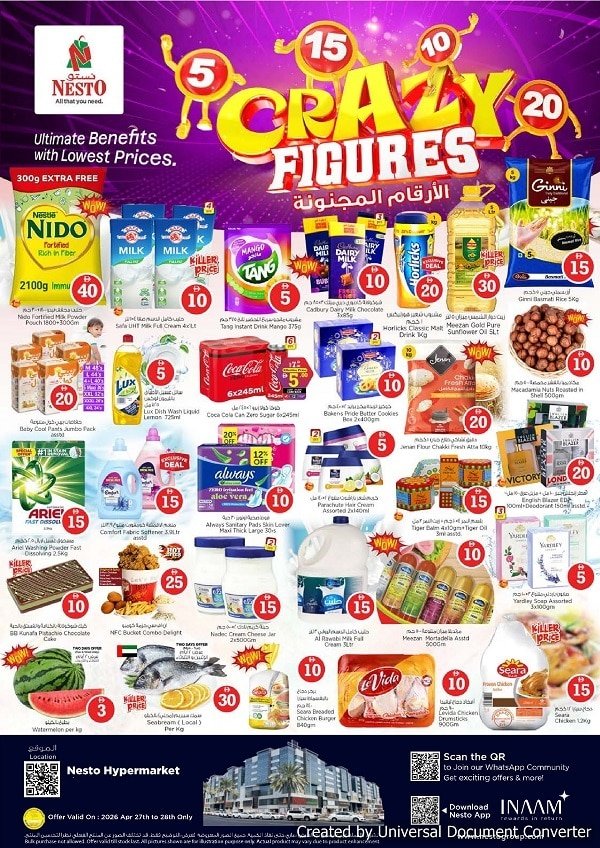 Nesto Crazy Figures Promotion