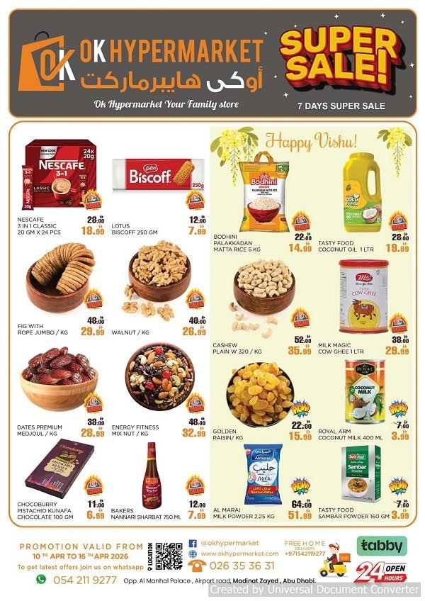 Ok Hypermarket  Super Sale