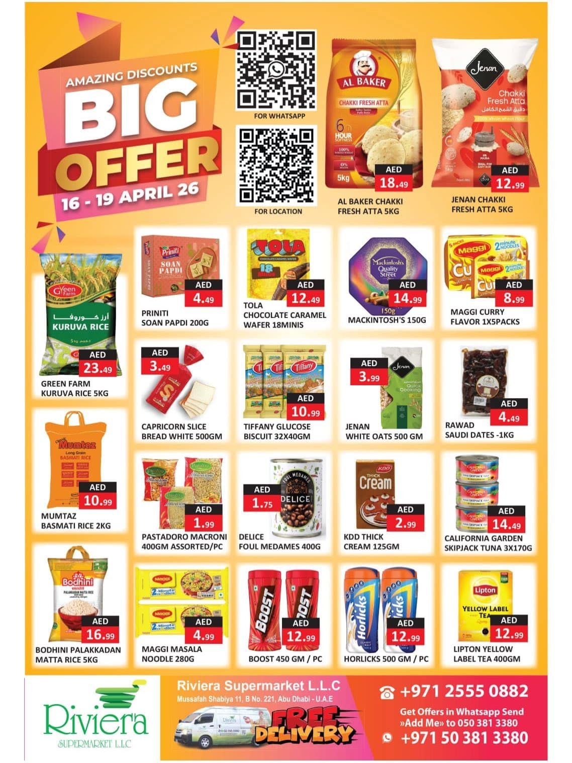 Riviera Supermarket offers Catalog cover page
