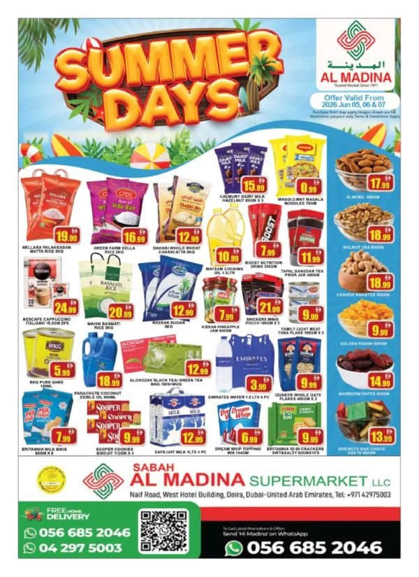 Sabah Al Madina Naif Summer offers