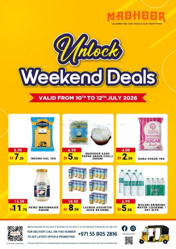 Madhoor Stores Weekend deals