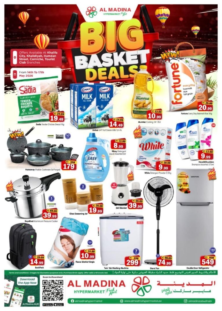 Al Madina Hypermarket Abu Dhabi Big Basket deals