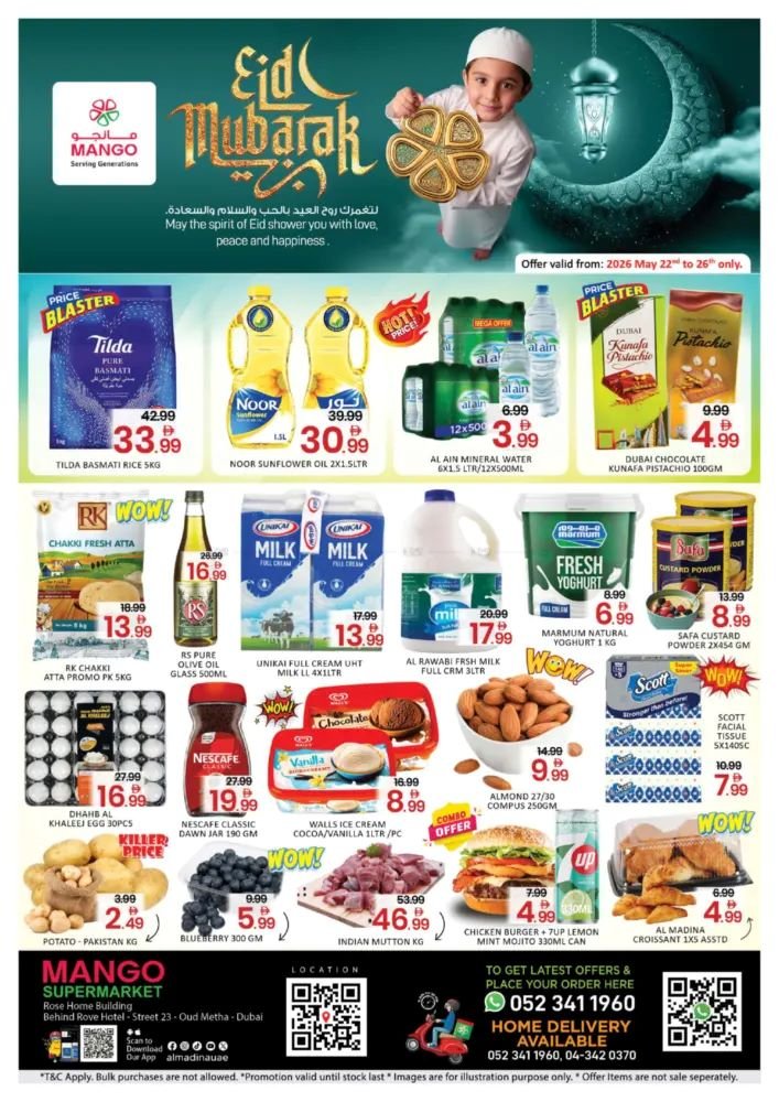 Mango Supermarket- Oud Metha Eid offers
