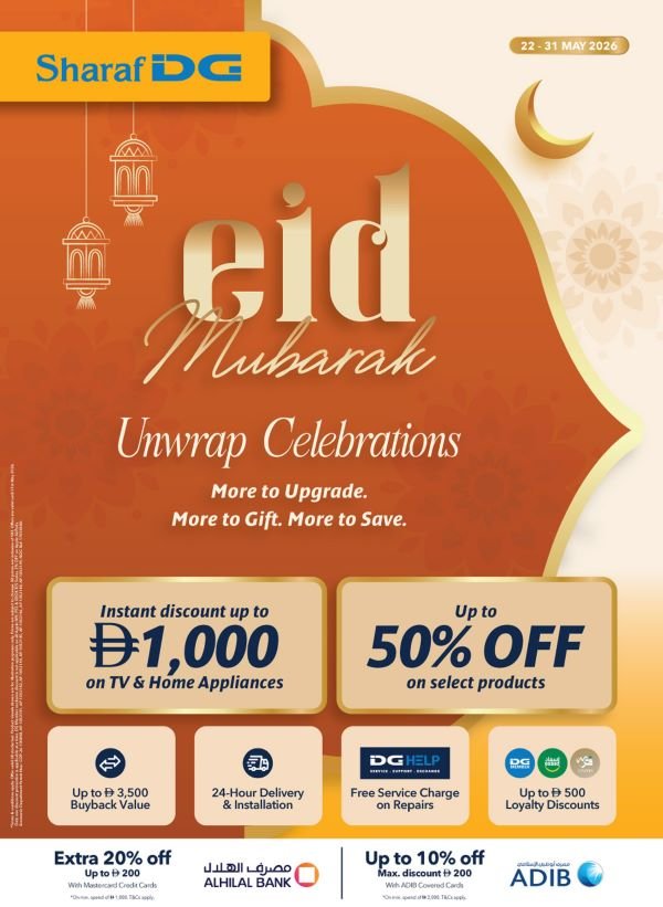 Sharaf DG Eid offers
