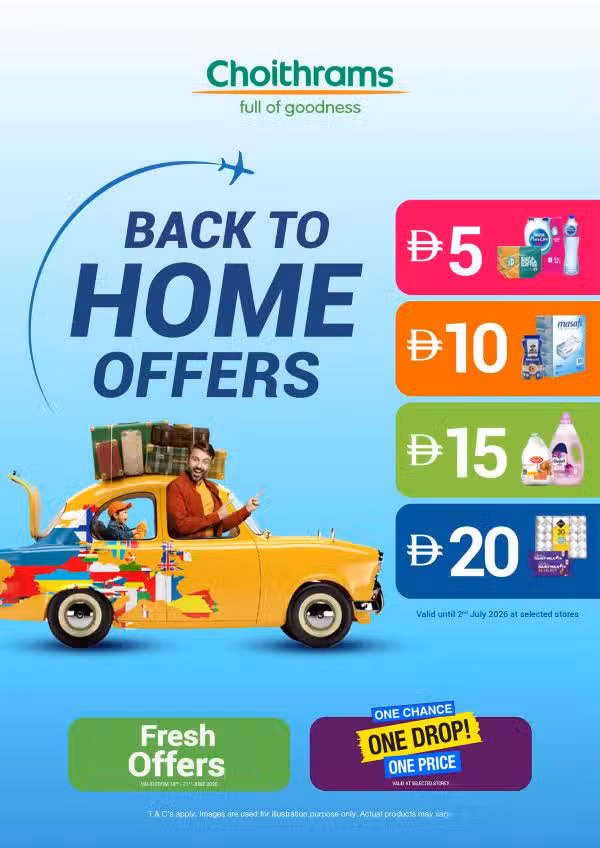 Choithrams Back to Home offers