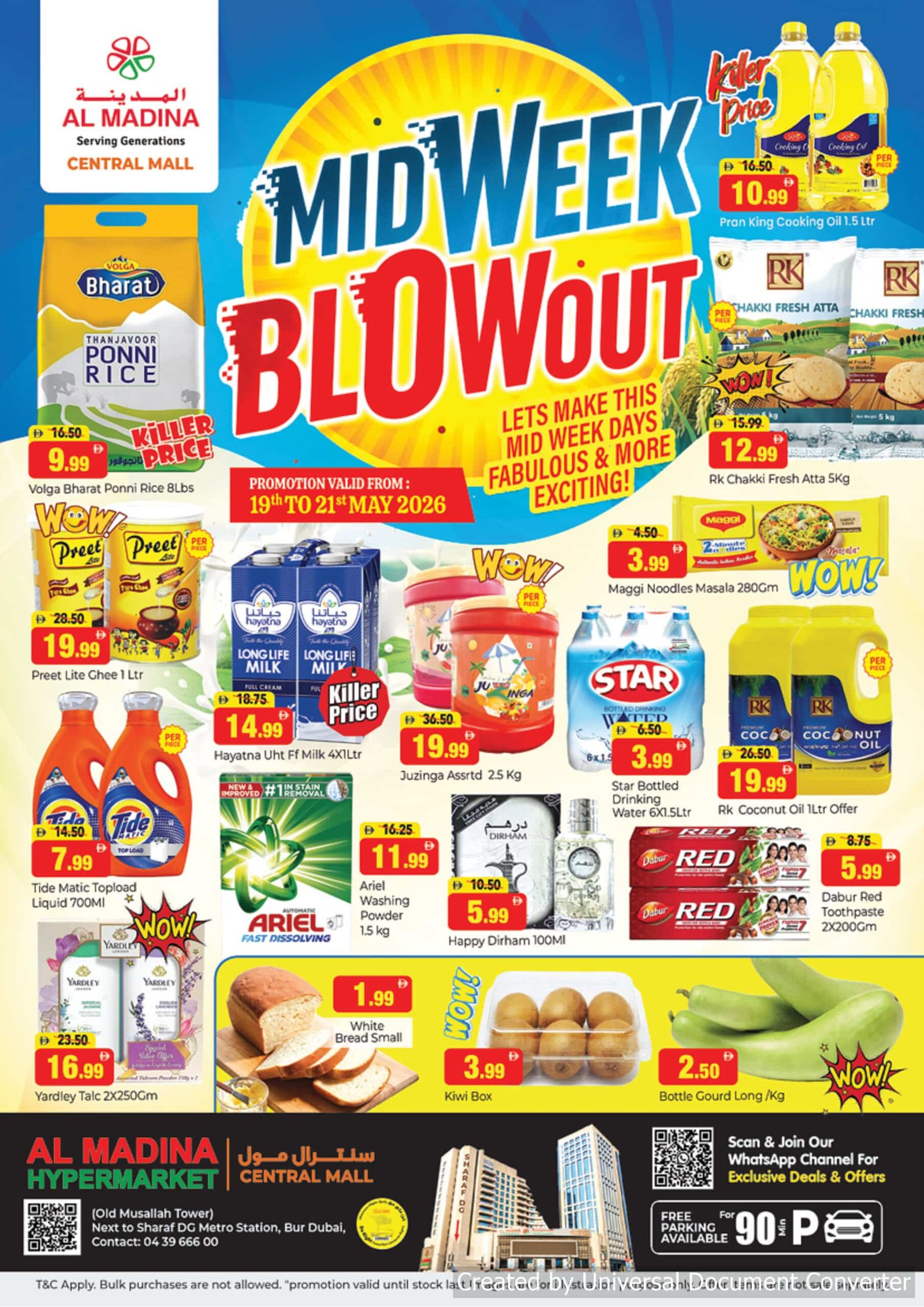 Al Madina Central Mall Midweek Blowout deals