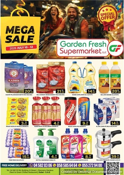 Garden Fresh Mega Sale