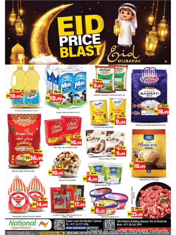 National Hypermarket Eid Price Blast deals