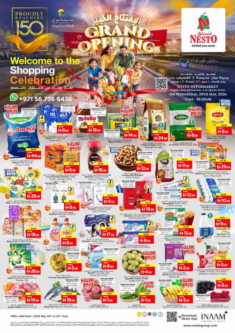 Nesto Madina Mall Grand Opening Deals