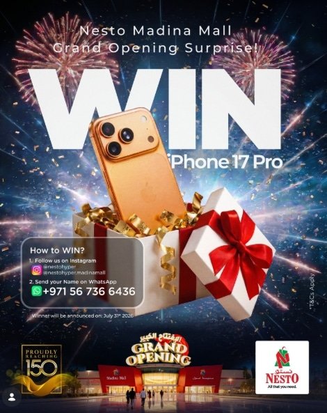 Nesto Madina Mall Opening offer