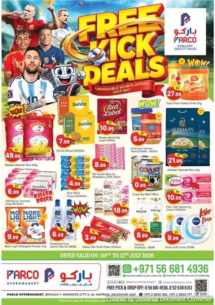 Parco Hypermarket Abu Dhabi Weekend Deals