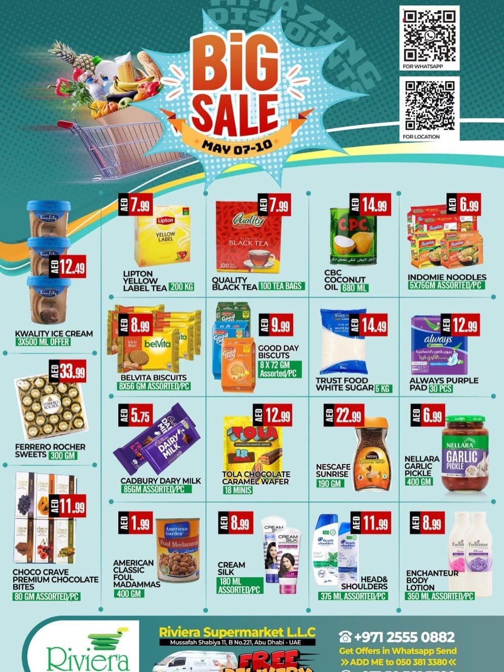 Riviera Supermarket offers Catalog cover page