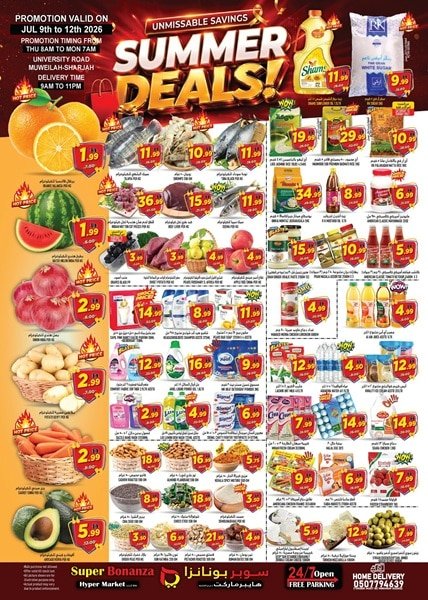 Super Bonanza Summer deals