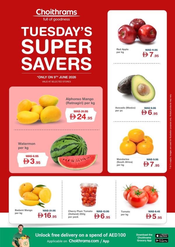 Choithrams Tuesday Super Savers