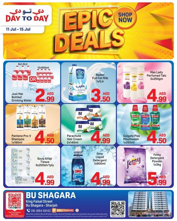 Day to Day Sharjah Epic deals