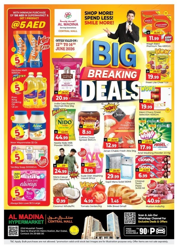 Al Madina Central Mall Big Breaking deals