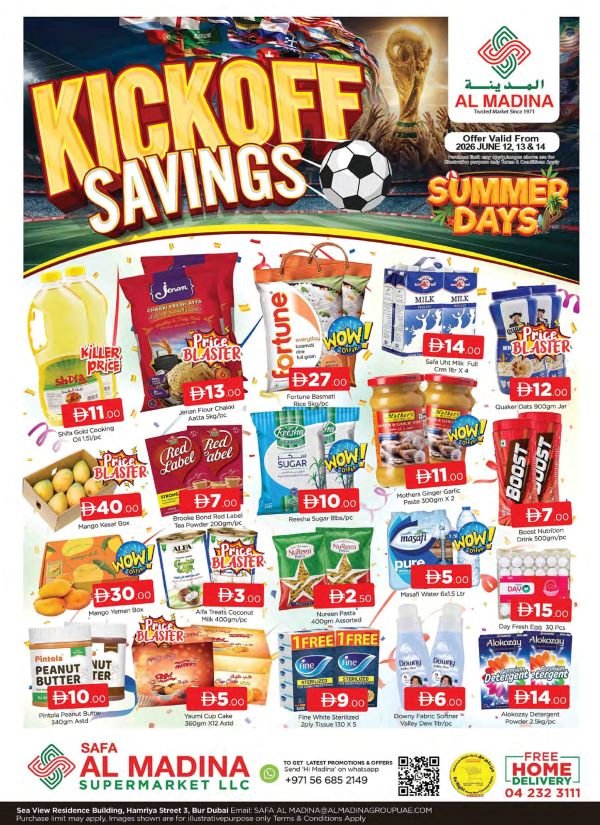 Safa Al Madina Bur Dubai Kick OFF Savings Promotion