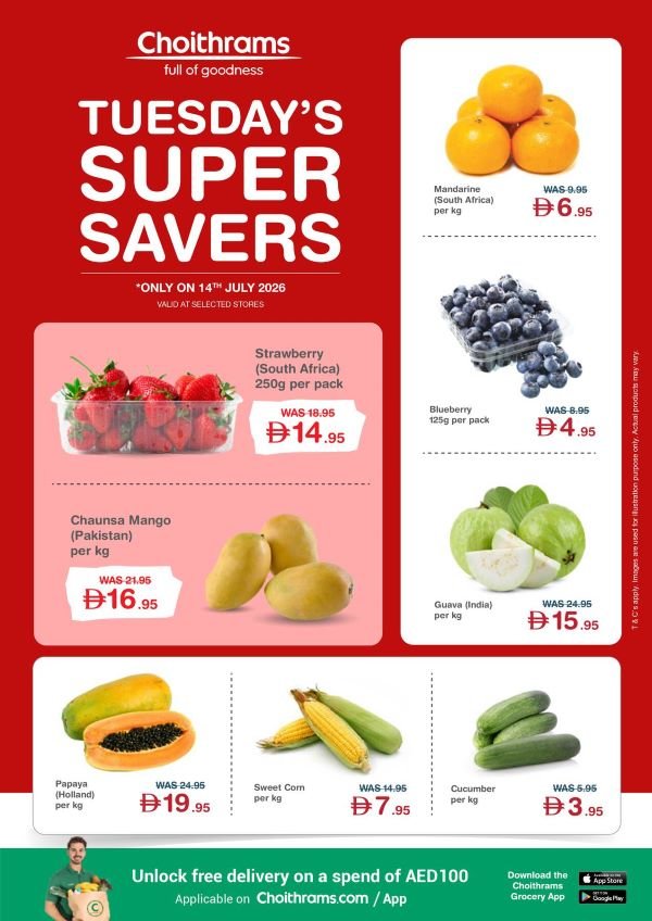 Choithrams Tuesday’s Super Savers