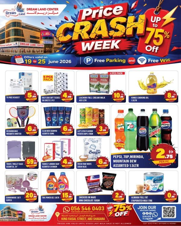 Dream Land Center Sharjah Price Crash Week offers