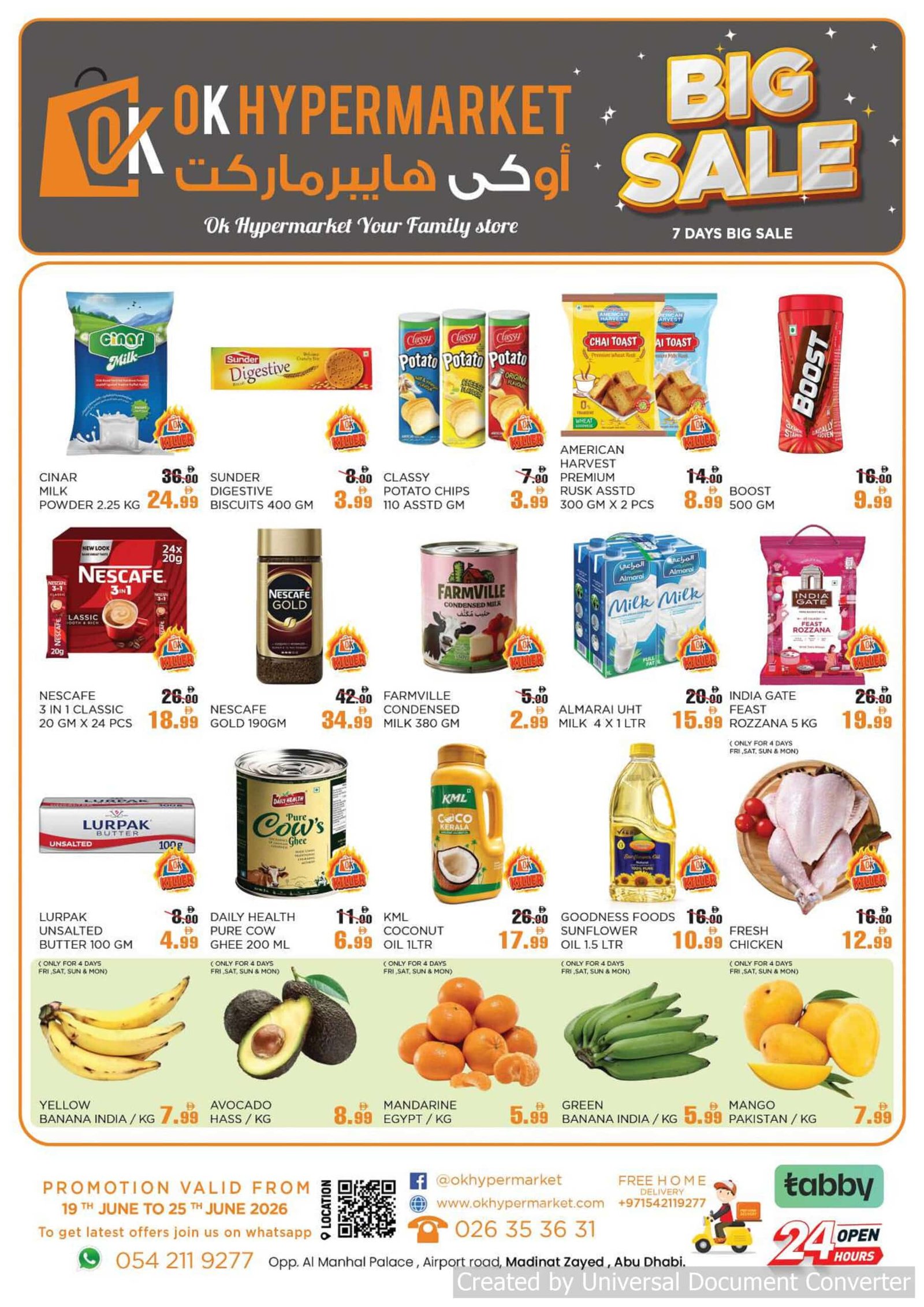 Ok Hypermarket Offers Catalog cover page