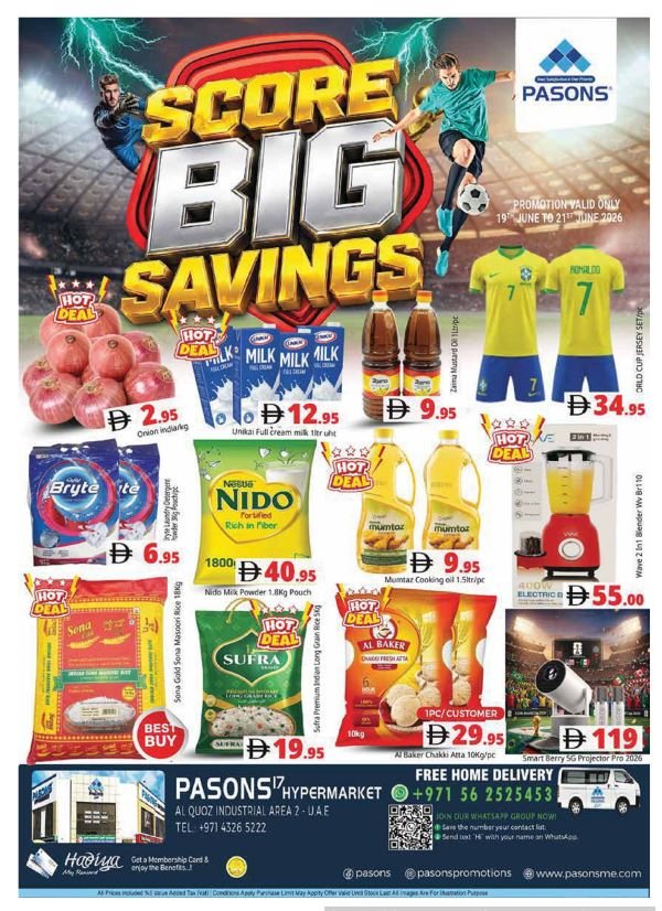 Pasons Big Savings offers