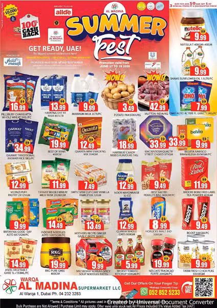 Warqa Al Madina Summer deals