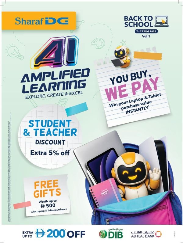 Sharaf DG Back to School Promotion