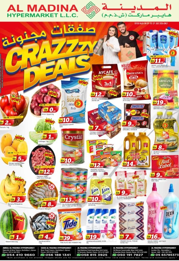 Abraj Al Madina Crazy deals