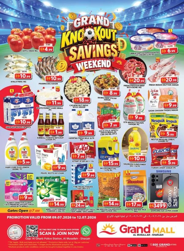 Grand Mall Sharjah Weekend deals