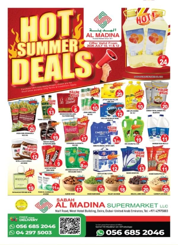 Sabah Al Madina Naif Hot Summer deals