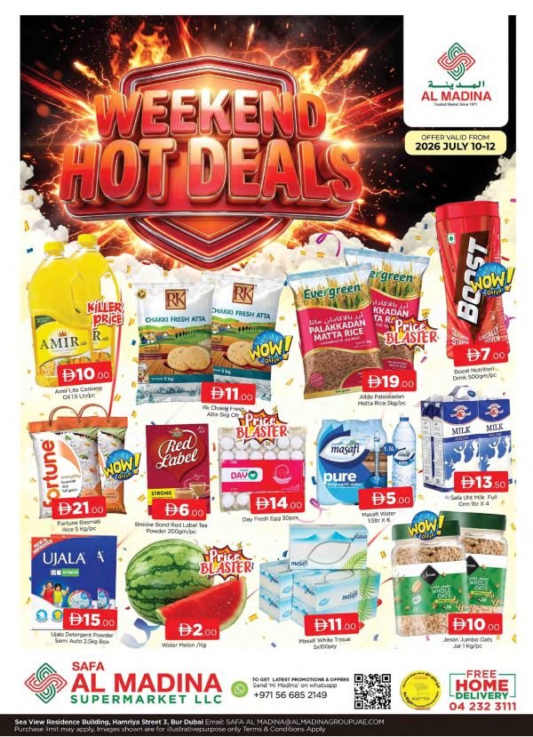 Safa Al Madina Bur Dubai Weekend Hot deals