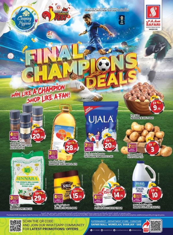 Safari Hypermarket Final Champions deals