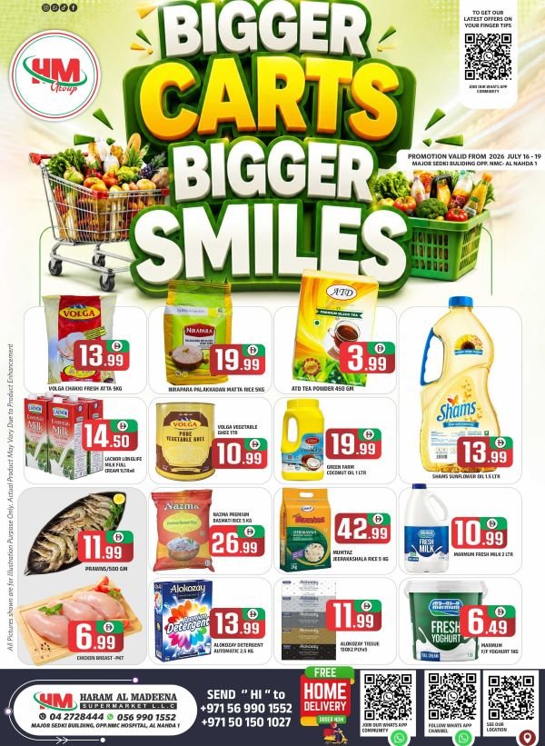 Haram Al Madeena Bigger Carts Bigger Smiles offers