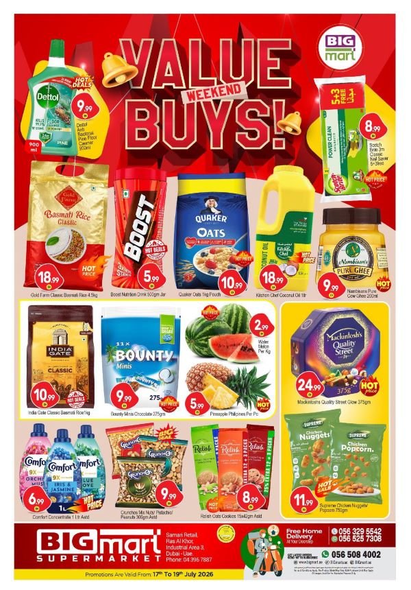 BIGmart Dubai Value Buys Promotion