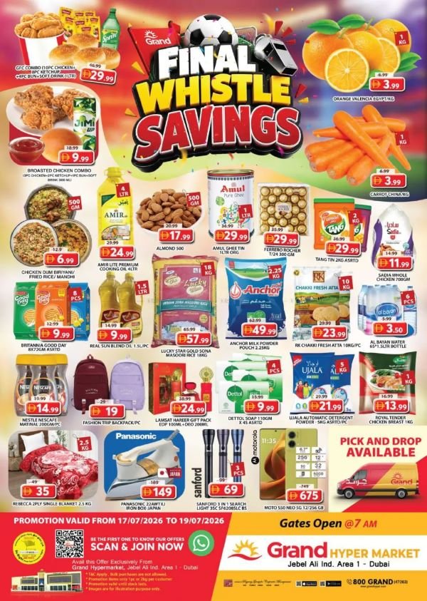 Grand Hyper Final Whistle Savings deals