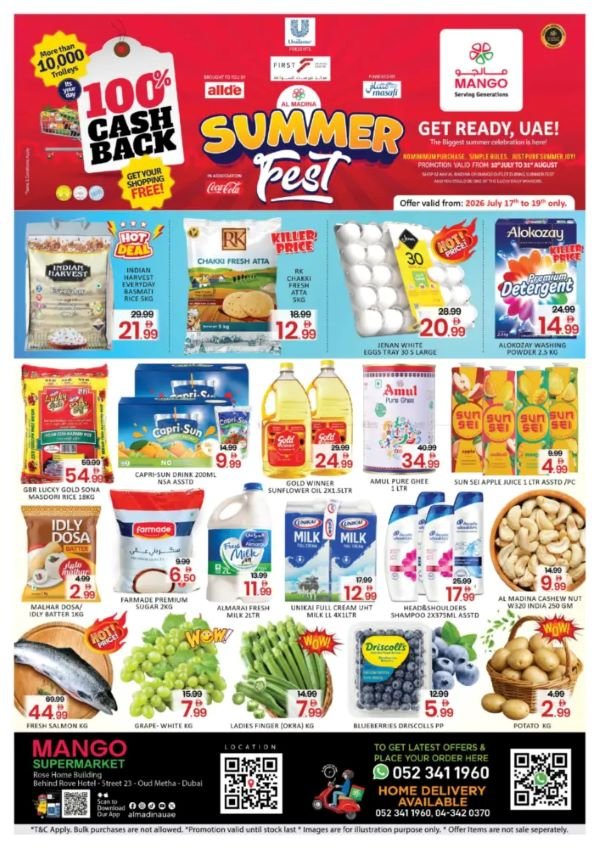 Mango Supermarket- Oud Metha Summer offers