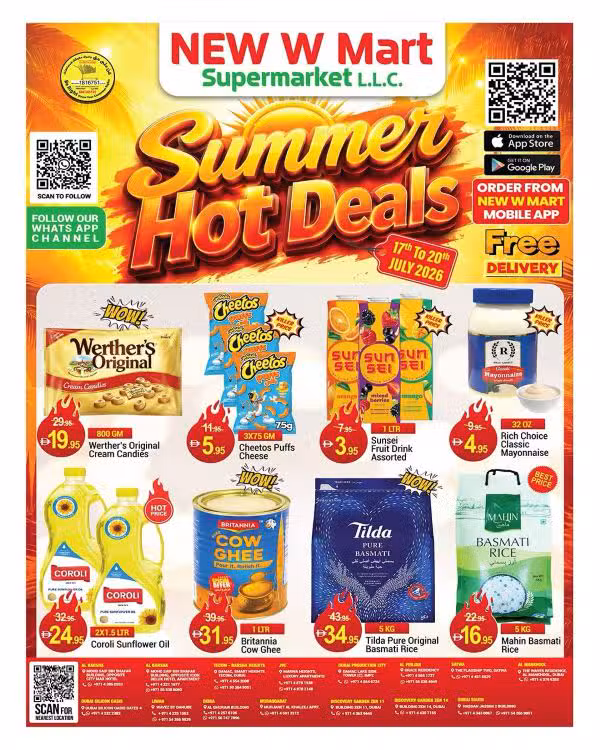 New W Mart Summer Hot deals
