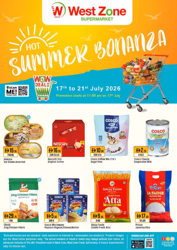 West Zone Hot Summer Bonanza offers