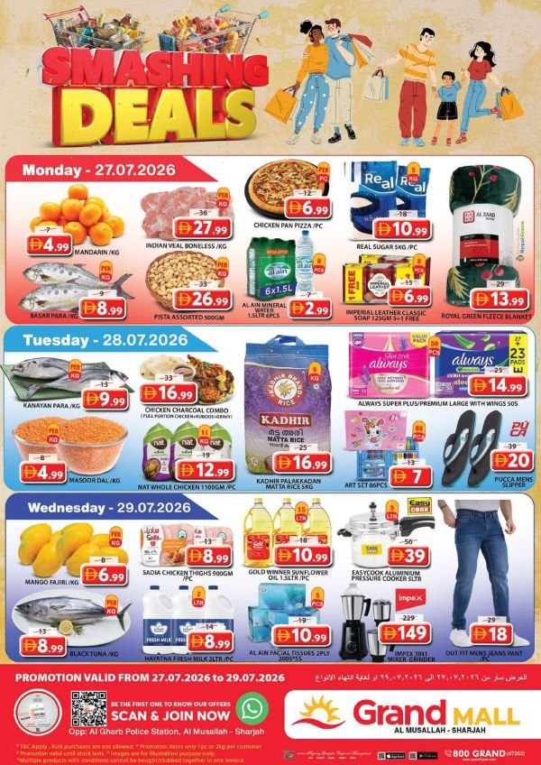 Grand Mall Sharjah Smashing deals
