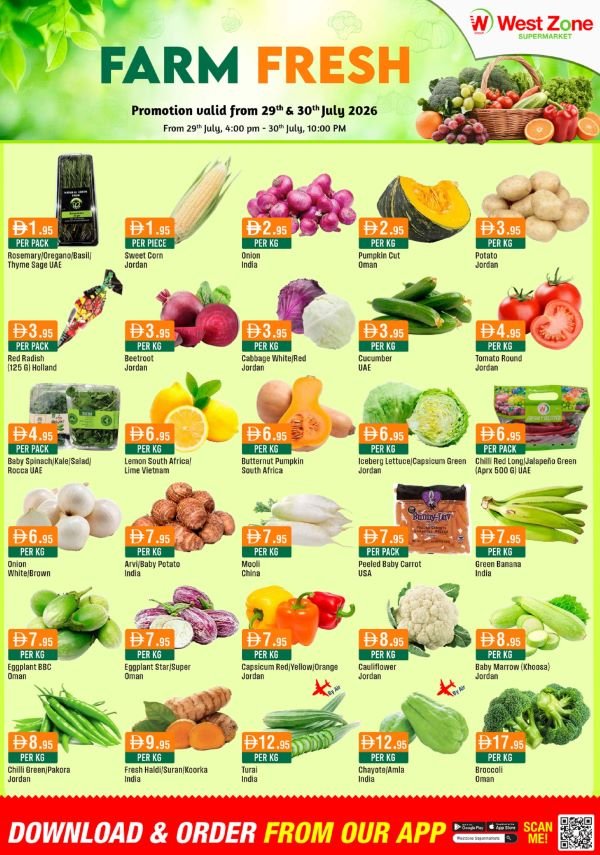 West Zone Farm Fresh offers
