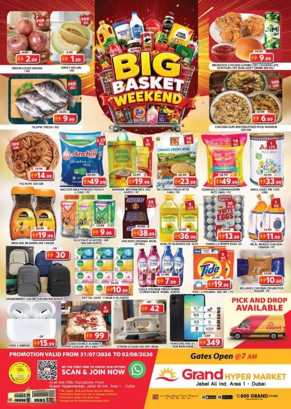 Grand Hyper Big Basket Weekend offers