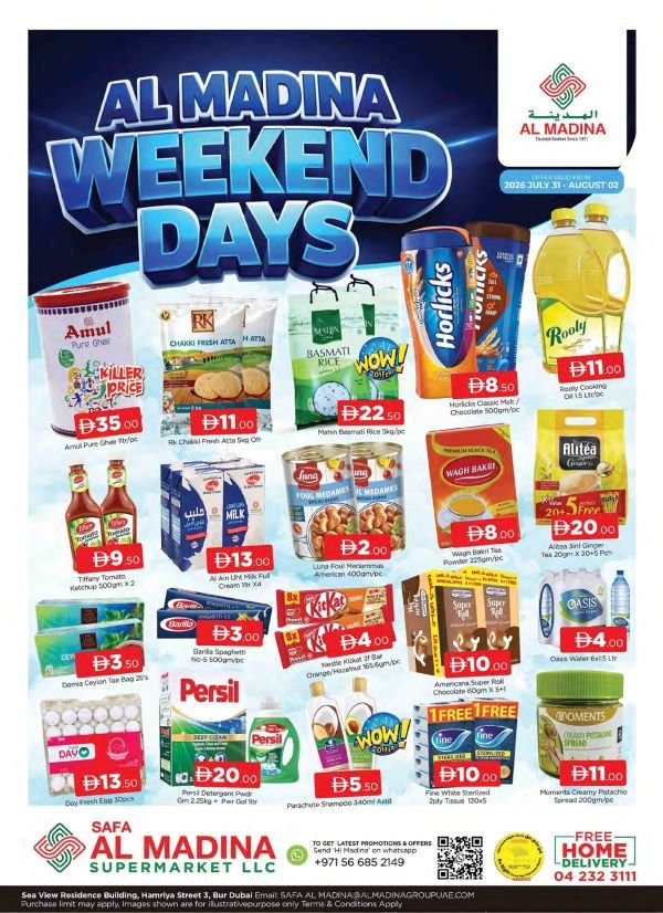Safa Al Madina Bur Dubai Weekend days offers