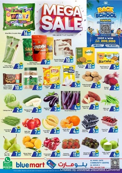 Bluemart Hypermarket Mega Sale