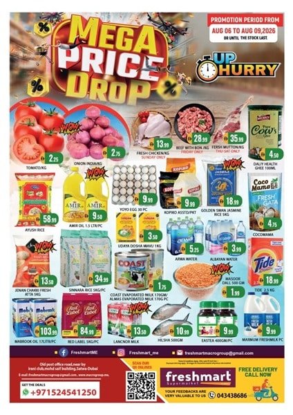 Freshmart Mega Price Drop delas