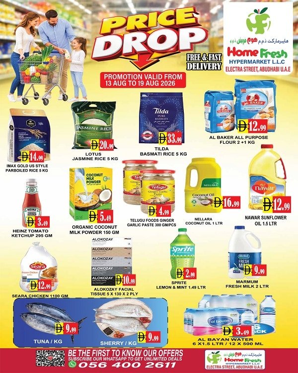 Home Fresh Supermarket Price Drop offers
