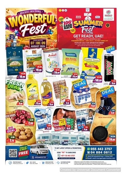Mango Hypermarket Summer Fest deals
