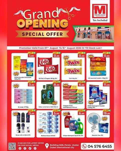 Mercado Grand Opening offer